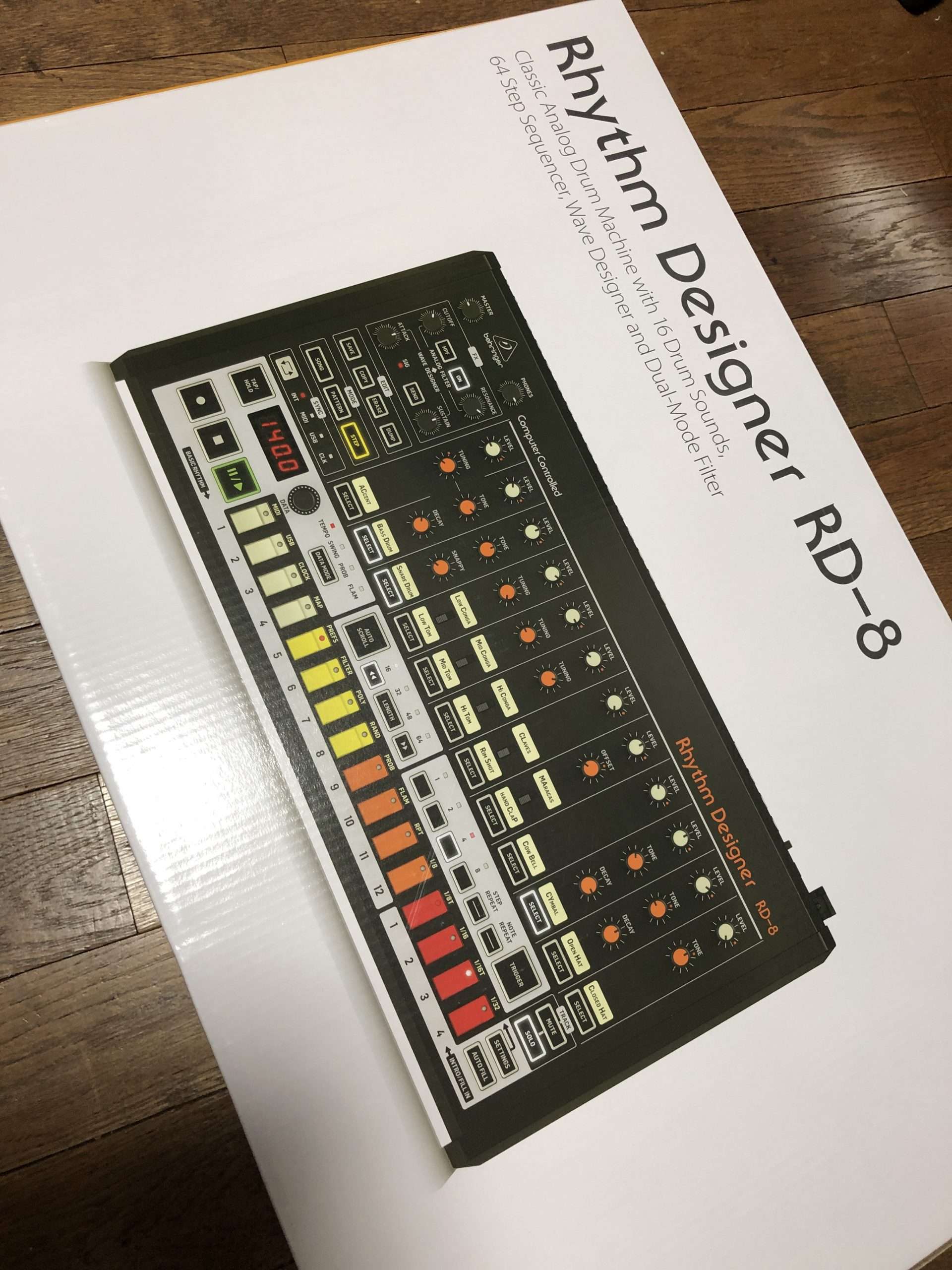 【機材】Behringer『RHYTHM DESIGNER RD-8』のある生活。 – エモノート。